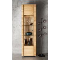 G+K MEBLE - WZ-0623 Witryna I | Dąb olejowany