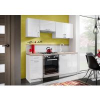 LAYMAN - KUCHNIA EKONOMICZNA ECOmodel ZESTAW KUCHENNY 1,8 m szafki w połysku