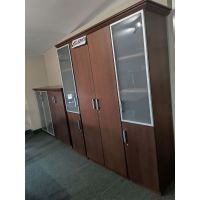 Meblarz - SZAFIR Zestaw Gabinetowy | 3x Regał | Garderoba | Orzech | DOSTĘPNY OD RĘKI