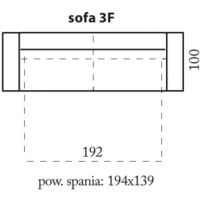 ETAP SOFA - ERGO sofa 3F sofa z funkcją spania