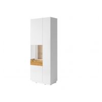 HELVETIA MEBLE WIERUSZÓW - SILKE TYP 12 Witryna 2 drzwi (1x szkło) lewa