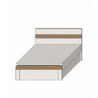 MEBLOMIX - IWO Łóżko 128 z pojemnikiem i materacem na stelażu