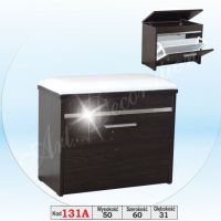 Art. Decoration - 131A Szafka na buty z wstawką aluminiową