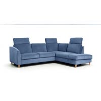 Meblomak - FANO Narożnik 2,5RL-N-WP-DPP// DPL-WP-N-2,5RP | Z funkcją spania | Z pojemnikiem