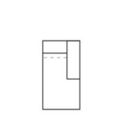 ETAP SOFA - ERGO SEGM. REC/BK P (recamiera prawa)