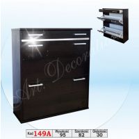 Art. Decoration - 149A Szafka na buty z wstawką aluminiową