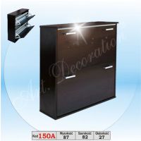 Art. Decoration - 150A Szafka na buty z wstawką aluminiową