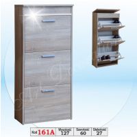 Art. Decoration - 161A Szafka na buty z wstawką aluminiową