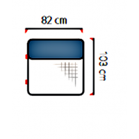 UNIMEBEL - SANTOS Moduł 1F PJ kończący prawy z pojemnikiem
