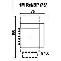 Sofalive - EBRO 1MTVe (55) BP MODUŁOWY FOTEL RELAKS ELEKTRYCZNY Z PRAWYM BOKIEM