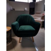 Bydgoskie Meble - FUELTA Fotel | Nóżki drewniane | DOSTĘPNY OD RĘKI