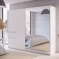 Forte - WINN 2 Szafa W2QS52332-120 | z lustrem | 249 cm