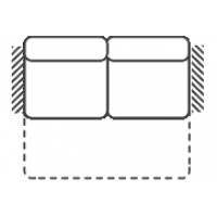 FENIKS MEBLE - GENESIS Sofa 2,5 F BB z funkcją spania bez boków