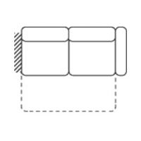 FENIKS MEBLE - ALLURE Sofa 2,5F R z funkcja spania | prawym bokiem