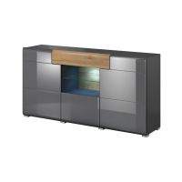 HELVETIA MEBLE WIERUSZÓW - TOLEDO | Komoda | 24JKDW26 | Z wnęką | 3D1S