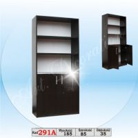 Art. Decoration - 291A Regał | z wstawką aluminiową