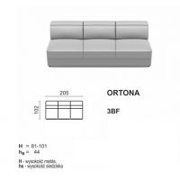 Meblomak - ORTONA El. 3-os. 3BF bez funkcji