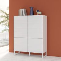 Forte - BRETANIA Komoda BQTK422-M731 | Biała