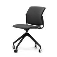 BGROUP - 4JOB Krzesło Konferencyjne SOFT S60 / S65 | Stelaż typu Pająk w opcji Kółka | Oparcie Tapicerowane