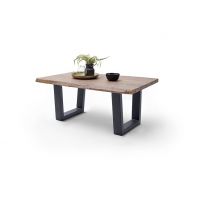 MC AKCENT - CARTAGENA Stolik 110x70x45 | Noga trapez antracyt mat | Akacja orzech | 58007TAW