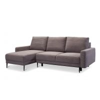 Sweet Sit - BERGEN Narożnik 1D(1)DL-2(140)FP | Z funkcją spania i pojemnikiem