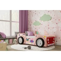 PLASTIKO - JEEP PINK | Łożko parterowe | 207x116x72h cm