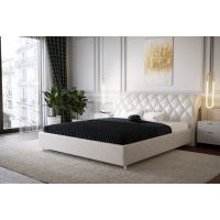 KOŁO - Łóżko 81206 | 140x200 z kryształkami Swarovski