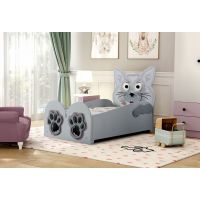 PLASTIKO - KOTEK Łóżko parterowe | 204x111x68 H cm