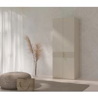 JUREK MEBLE - SORENO Szafa 90 cm | macadamia/macadamia