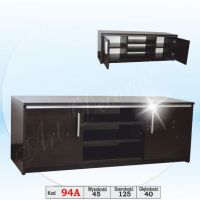 Art. Decoration - 94A Szafka RTV z wstawką aluminiową