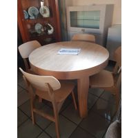 Meblarz - VENUS Stół okrągły | 110-200 | Dąb naturalny | DOSTĘPNY OD RĘKI