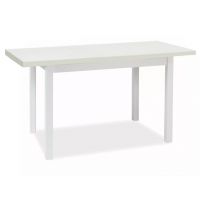 SIGNAL - ADAM Stoł rozkładany 100-140x60 cm | Biały mat | z PL