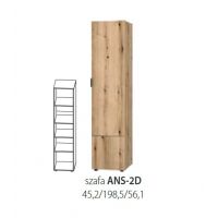 Restol - ANNE Szafa ANS -2D | Dąb Evoke