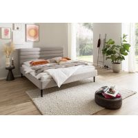 MC AKCENT - AGADIR Łóżko 180x200 | Tkanina Neve beż 13 | AGA18005