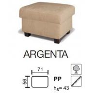 Meblomak - ARGENTA Pufa prostokątna