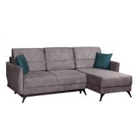 MEBLE BEST - CARMEN Narożnik z funkcją spania i pojemnikiem na pościel