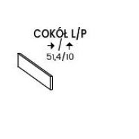 LIVEO - TIFFANY Cokół boczny CU02 | L/P