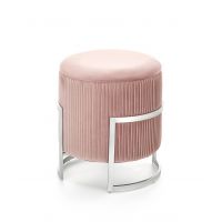 HALMAR - CRICKET Pufa | jasny róż