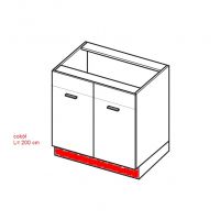 LAYMAN - CAMPARI, LORA,NAVIA,BLANKA COKÓŁ BIAŁY (PŁYTA KORPUSOWA 16mm) L= 200 cm