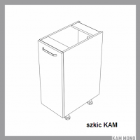 KAM - KAMMONO Szafka D... .1 | MN 30-60 | Dolna | 1 drzwi | Front nowoczesny P2