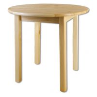 Drewmax - STÓŁ SOSNOWY ST105 | Średnica 60x75