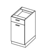 LAYMAN - ELIN Szafka DS4/1 | Dolna 40 | 1 szuflada 1 drzwi (starmotion)