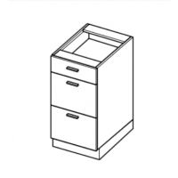 LAYMAN - BLANKA Szafka DS 4/3 kuchenna 40 cm dolna z trzema szufladami (starmotion)