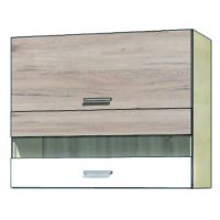 FADOME - ECONO Szafka ECO-42G Kuchenna | 90 cm | Górna | Korpus sonoma | Okucia Basic
