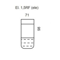 Bydgoskie Meble - ALEXANDRIA EL. 1,5 RF ele + aku | wewnętrzny z funkcją relax elektryczną i akumulatorem