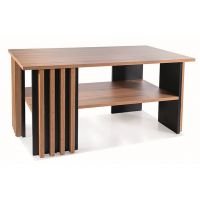 SIGNAL - EVITA Ława | Dąb Artisan | Czarny | z MR