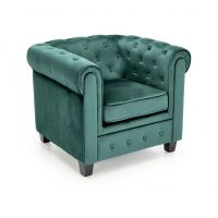 HALMAR - ERIKSEN Fotel | ciemny zielony