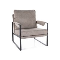 SIGNAL - FOCUS BREGO Fotel | Tkanina Brego Beż 34 | z MR