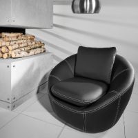 Sofalive - BAGGIO FOTEL NA PODSTAWIE OBROTOWEJ