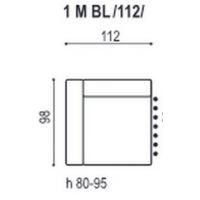 Sofalive - COCO 1M(82)BL FOTEL Z LEWYM BOKIEM